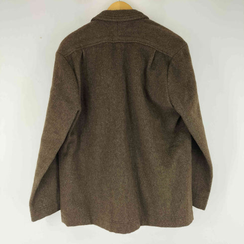 beauduin masson bruxelles クルミボタン プルオーバーウールジャケット メンズ S