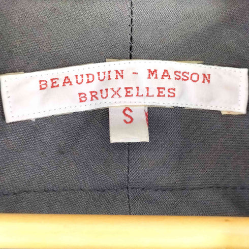 beauduin masson bruxelles クルミボタン プルオーバーウールジャケット メンズ S