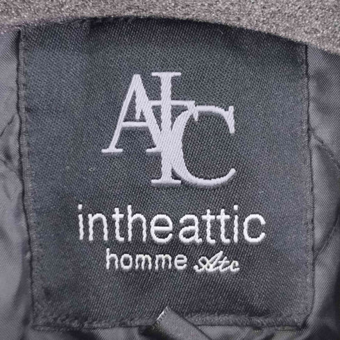 in the attic Y2K ベロア調 ベルテッドファイヤーマンコート メンズ M