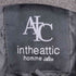 in the attic Y2K ベロア調 ベルテッドファイヤーマンコート メンズ M
