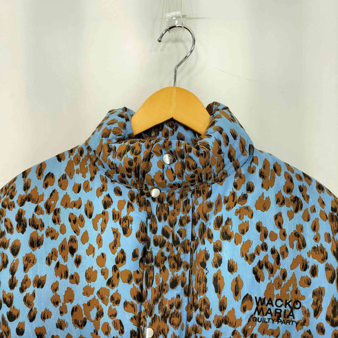 ワコマリア WACKO MARIA GUILTY PARTY LEOPARD DOWN BLUE メンズ JPN:S