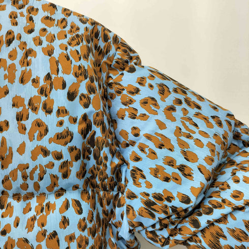 ワコマリア WACKO MARIA GUILTY PARTY LEOPARD DOWN BLUE メンズ JPN:S