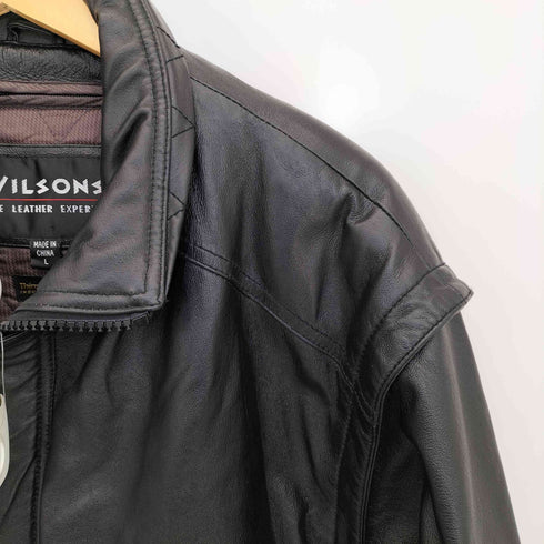 ウィルソン Wilsons Leather 90s Thinsulate シンサレート キルティング ライナー付き A-2型 レザー フライトジャケット メンズ import:L