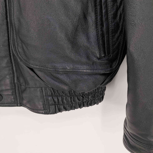 ウィルソン Wilsons Leather 90s Thinsulate シンサレート キルティング ライナー付き A-2型 レザー フライトジャケット メンズ import:L