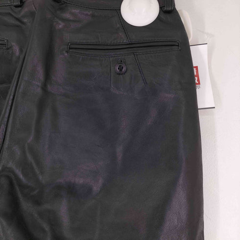 SHIM SHIN HOSOKAWA レザーストレートパンツ メンズ JPN:S