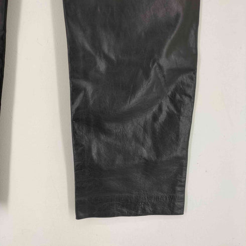 SHIM SHIN HOSOKAWA レザーストレートパンツ メンズ JPN:S