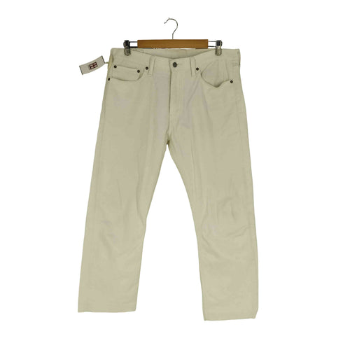 リーバイス Levis 513 紙パッチ 5ポケット ジップフライ ホワイト デニムパンツ メンズ W34 L32