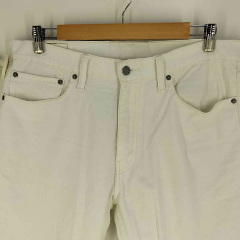 リーバイス Levis 513 紙パッチ 5ポケット ジップフライ ホワイト デニムパンツ メンズ W34 L32