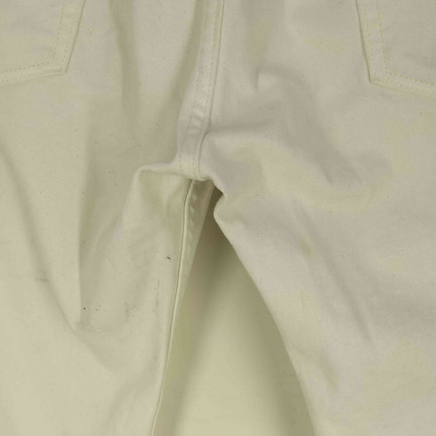 リーバイス Levis 513 紙パッチ 5ポケット ジップフライ ホワイト デニムパンツ メンズ W34 L32