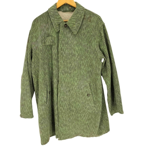 80S czech army チェコ軍 レインドロップカモ 比翼 フィールドコート メンズ