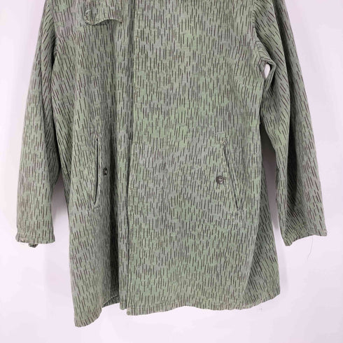 80S czech army チェコ軍 レインドロップカモ 比翼 フィールドコート メンズ