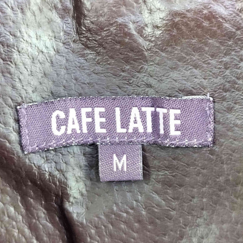 CAFE LATTE レザージャケット スイングトップ メンズ M