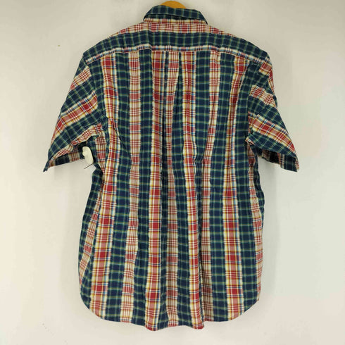 ユアン YUAN 日本製 2ポケットショートスリーブチェックシャツ メンズ S/M