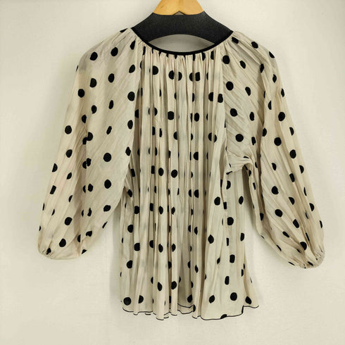 ビアズリー BEARDSLEY ドットプリーツブラウス レディース FREE