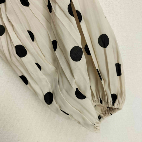 ビアズリー BEARDSLEY ドットプリーツブラウス レディース FREE