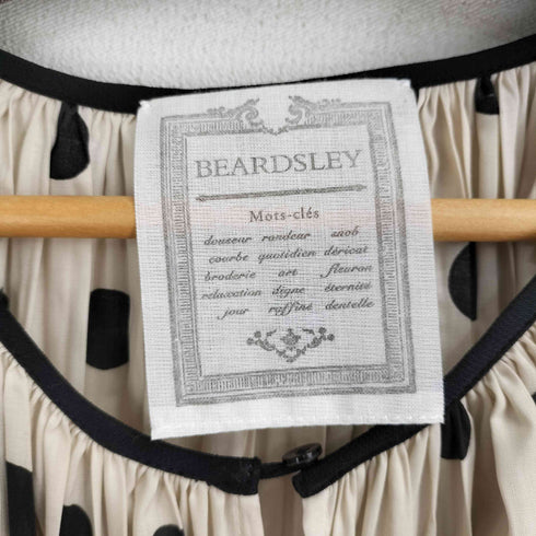 ビアズリー BEARDSLEY ドットプリーツブラウス レディース FREE