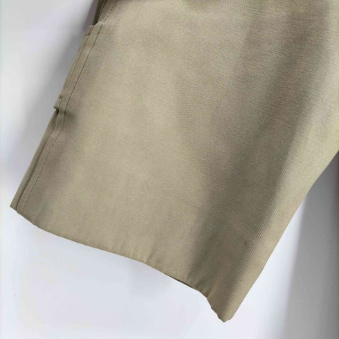 TSUBAME COAT 裏地 チェック 比翼 ステンカラーコート メンズ
