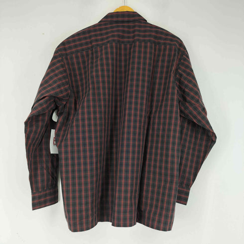 ユアン YUAN 日本製 ロングスリーブコットンチェックシャツ メンズ S/M