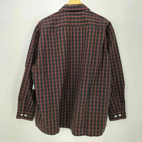 ユアン YUAN 日本製 ロングスリーブコットンチェックシャツ メンズ S/M