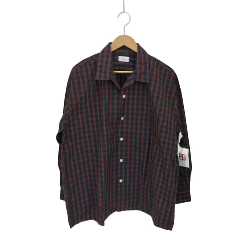 ユアン YUAN 日本製 ロングスリーブコットンチェックシャツ メンズ S/M