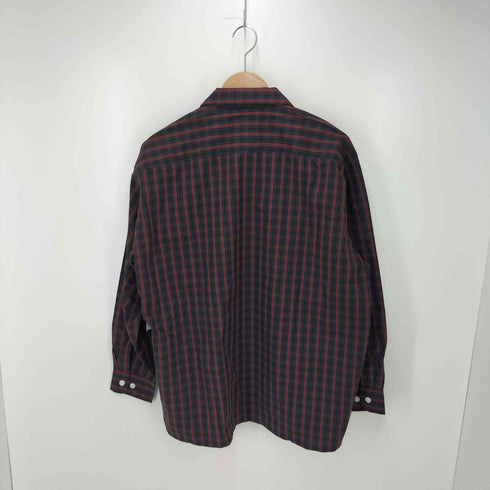 ユアン YUAN 日本製 ロングスリーブコットンチェックシャツ メンズ S/M
