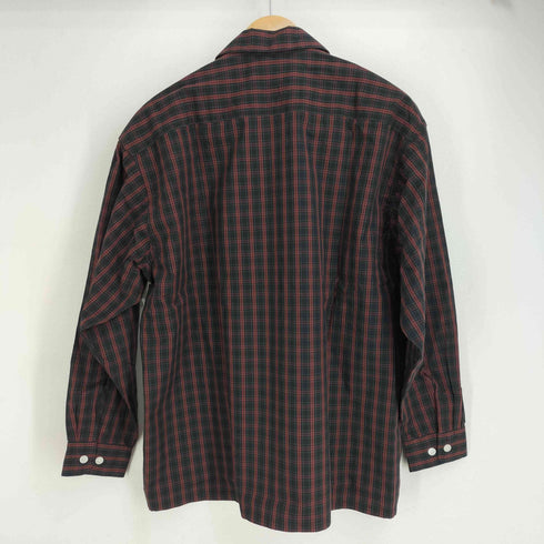 ユアン YUAN 日本製 ロングスリーブコットンチェックシャツ メンズ S/M
