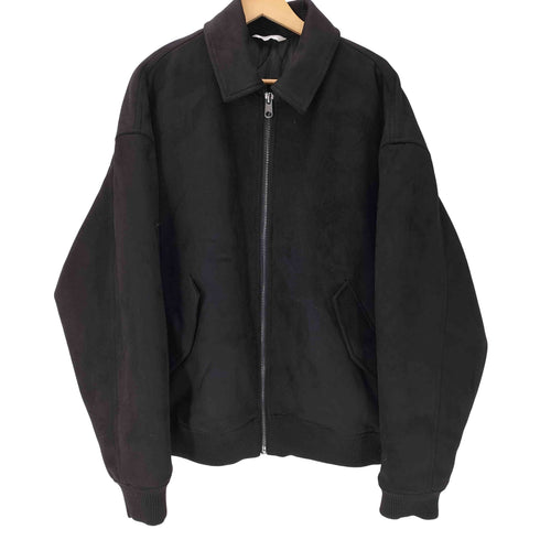ザラ ZARA FAUX SUEDE QUILTED JACKET フェイクスエード キルティング ジャケット メンズ import:XL