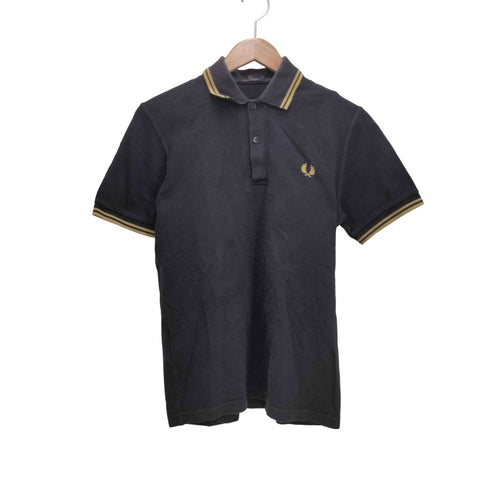 フレッドペリー FRED PERRY イングランド製 刺繍ロゴ ポロシャツ メンズ 36