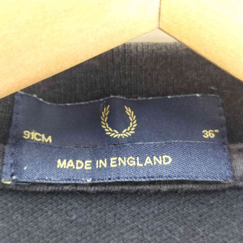 フレッドペリー FRED PERRY イングランド製 刺繍ロゴ ポロシャツ メンズ 36