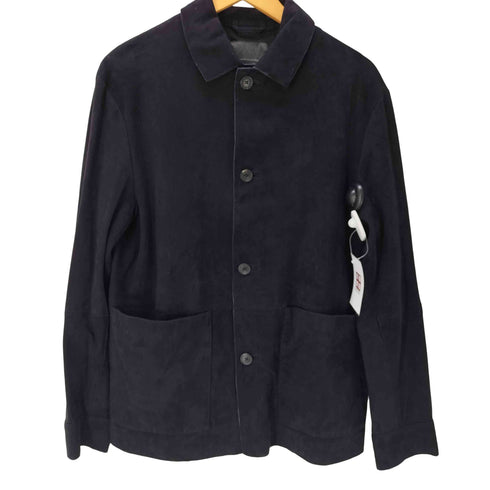 ザラ ZARA SUEDE LEATHER OVERSHIRT スウェード レザー オーバー シャツ ジャケット メンズ import:S