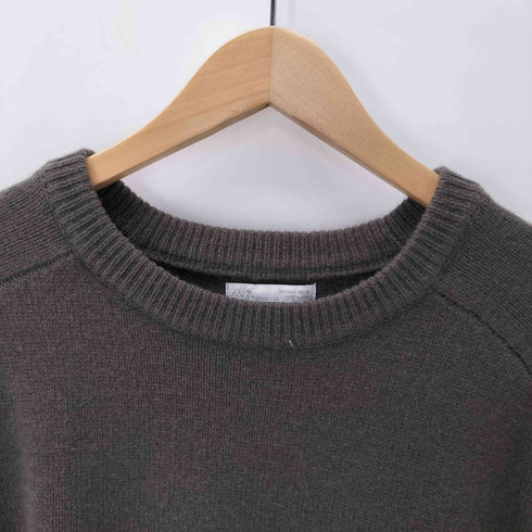 ザラ ZARA REGULAR FIT WOOL BLEND JUMPER レギュラー フィット ウール ブレンド セーター メンズ import:L