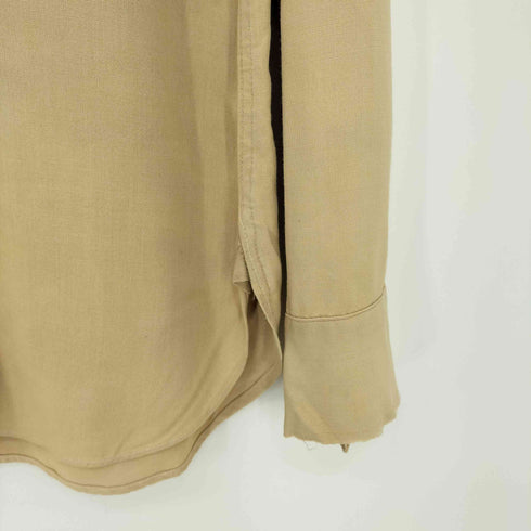 ARMY OF FICERS SHIRT エポレットレス ダブルフラップポケット 長袖 オフィサー シャツ メンズ 14 1/2 3