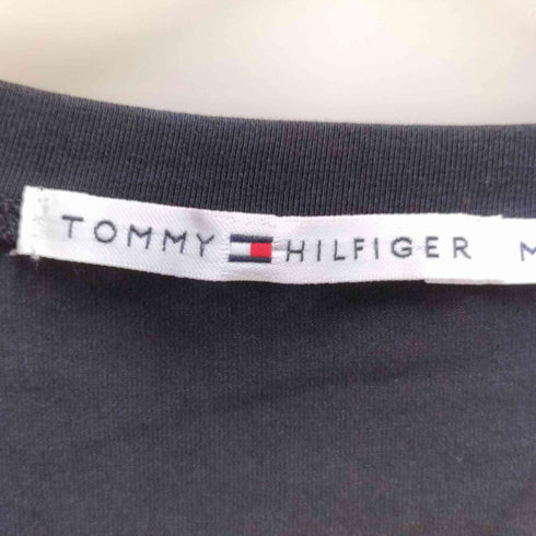 トミーヒルフィガー TOMMY HILFIGER ラインストーンロゴ Tシャツ レディース M