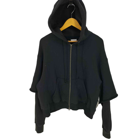 ネーム Name. 25ss RAYERED SLEEVE ZIP HOODIE メンズ JPN:2