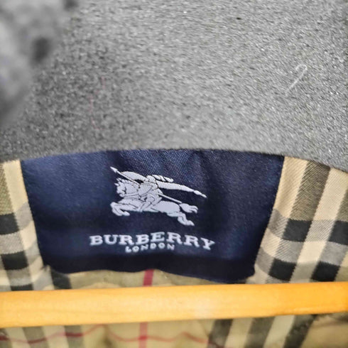 バーバリーロンドン BURBERRY LONDON 裏ノヴァチェック スタンドカラー レイヤードコート メンズ