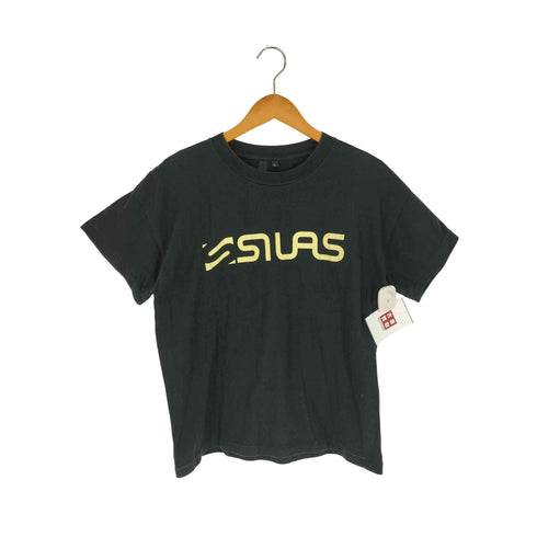 サイラス SILAS 90-2000S 初期タグ 裾袖シングル ロゴプリント クルーネックTシャツ メンズ import:L
