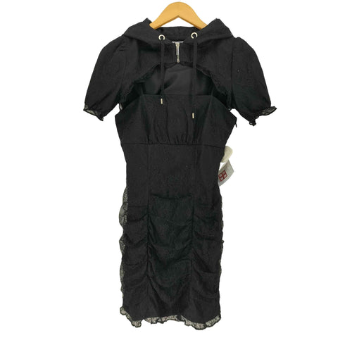 バブルス BUBBLES レース ギャザー パーカー ワンピース レディース FREE