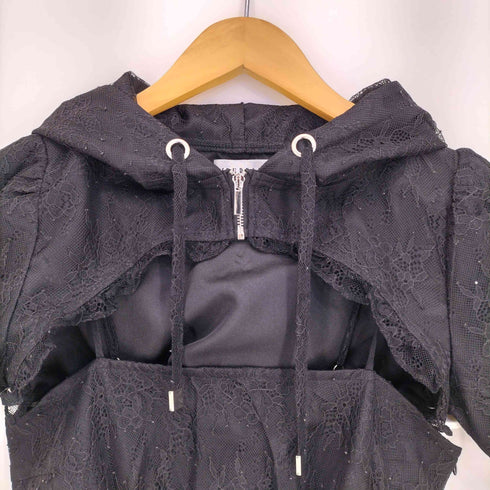 バブルス BUBBLES レース ギャザー パーカー ワンピース レディース FREE