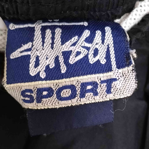 ステューシー Stussy SPORT 90S USA製 裏地メッシュ サイドライン イージーパンツ メンズ