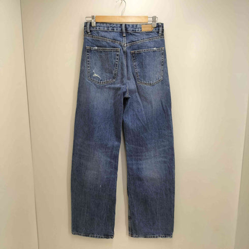 ザラ ZARA CURVED ハイウエストジーンズ バギーデニム レディース 36