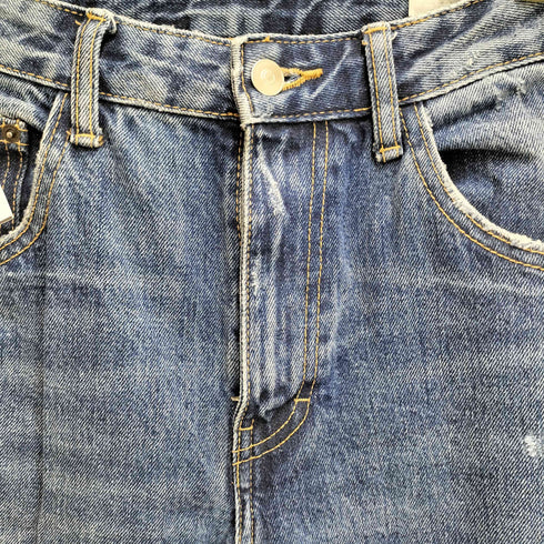 ザラ ZARA CURVED ハイウエストジーンズ バギーデニム レディース 36