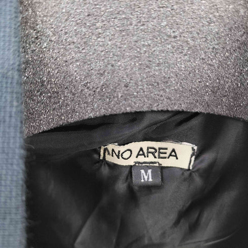 {NO AREA レザージップアップブルゾン メンズ M