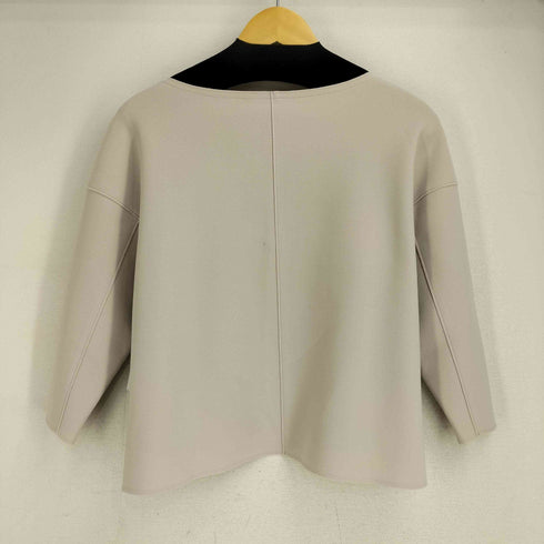 ノーリーズソフィー NOLLEY’S sophi ニットジョーゼット 七分袖 ブラウス レディース JPN:36