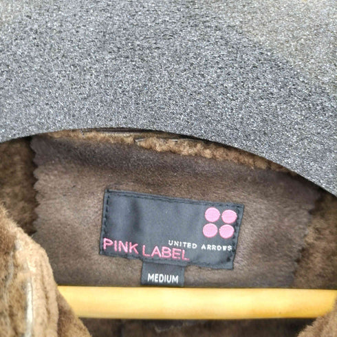 ユナイテッドアローズ UNITED ARROWS PINK LABEL リアルムートンジャケット レディース JPN:M