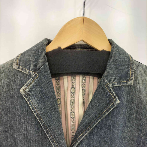 ギャップ Gap 00s OLD STRETCH デニムテーラードジャケット レディース 4