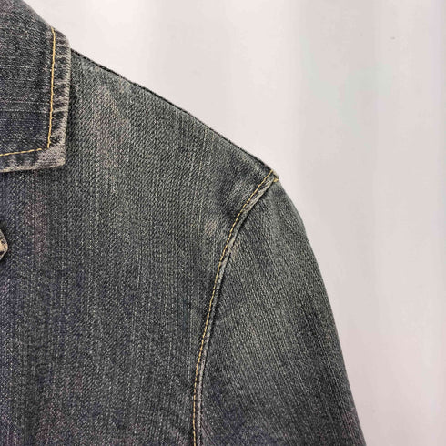 ギャップ Gap 00s OLD STRETCH デニムテーラードジャケット レディース 4