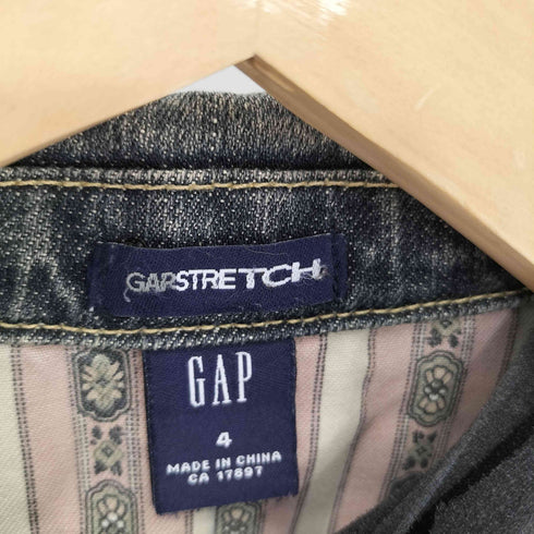 ギャップ Gap 00s OLD STRETCH デニムテーラードジャケット レディース 4
