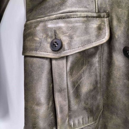 ダブルアールエルラルフローレン RRL RALPH LAUREN 24AW ベルテッド レザー ジャケット シープスキン レディース 1