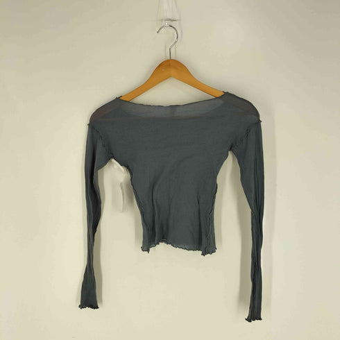 ベースレンジ BASERANGE VIEN LONG SLEEVE メロウフリル 長袖 カットソー レディース JPN:XS