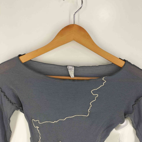 ベースレンジ BASERANGE VIEN LONG SLEEVE メロウフリル 長袖 カットソー レディース JPN:XS